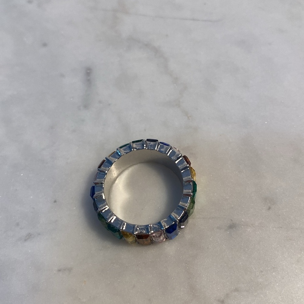 Mure + Grand NYC Rainbow Baguette Ring - Picture 3 of 7